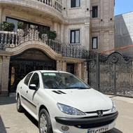 پژو 206 sd v8 1394 سفید صدفی