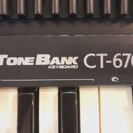ارگ کیبورد کاسیو میدی کنترلر ct670 CASIO اصل ژاپن در حد نو