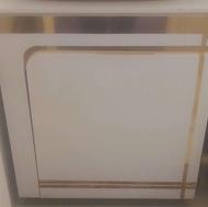 زیر رو شوی 40 *80 ضد آب. سفید طلای. روی کار نرفته