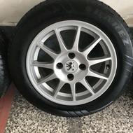رینگ 15و لاستیک 185چهارحلقه درحد نو