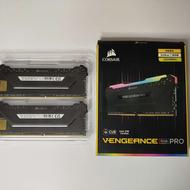 رم کامپیوتر CORSAIR 16G Dual Channel RGB Pro