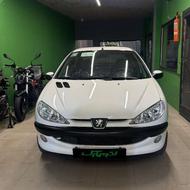 پژو 206 SD (صندوق دار) 1399 سفید