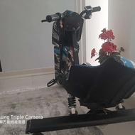 اسکوتر تیکاف زن رنگ آبی
