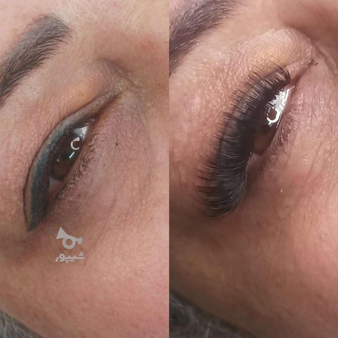اکستنشن مژه و لیفت مژه و ابرو