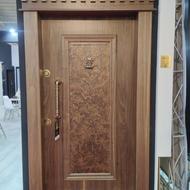 درب ضد سرقت روکش راش:”کدLE809”/ نرده استیل ضدسرقت