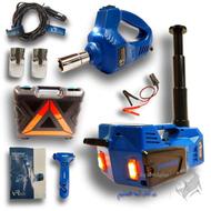 کیت سه کاره فندکی ( جک سه تن ، پمپ باد ، بکس برقی )