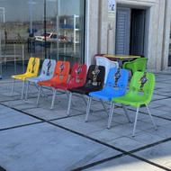 صندلی رنگی مناسب کافه و رستوران میز و صندلی پلاستیکی