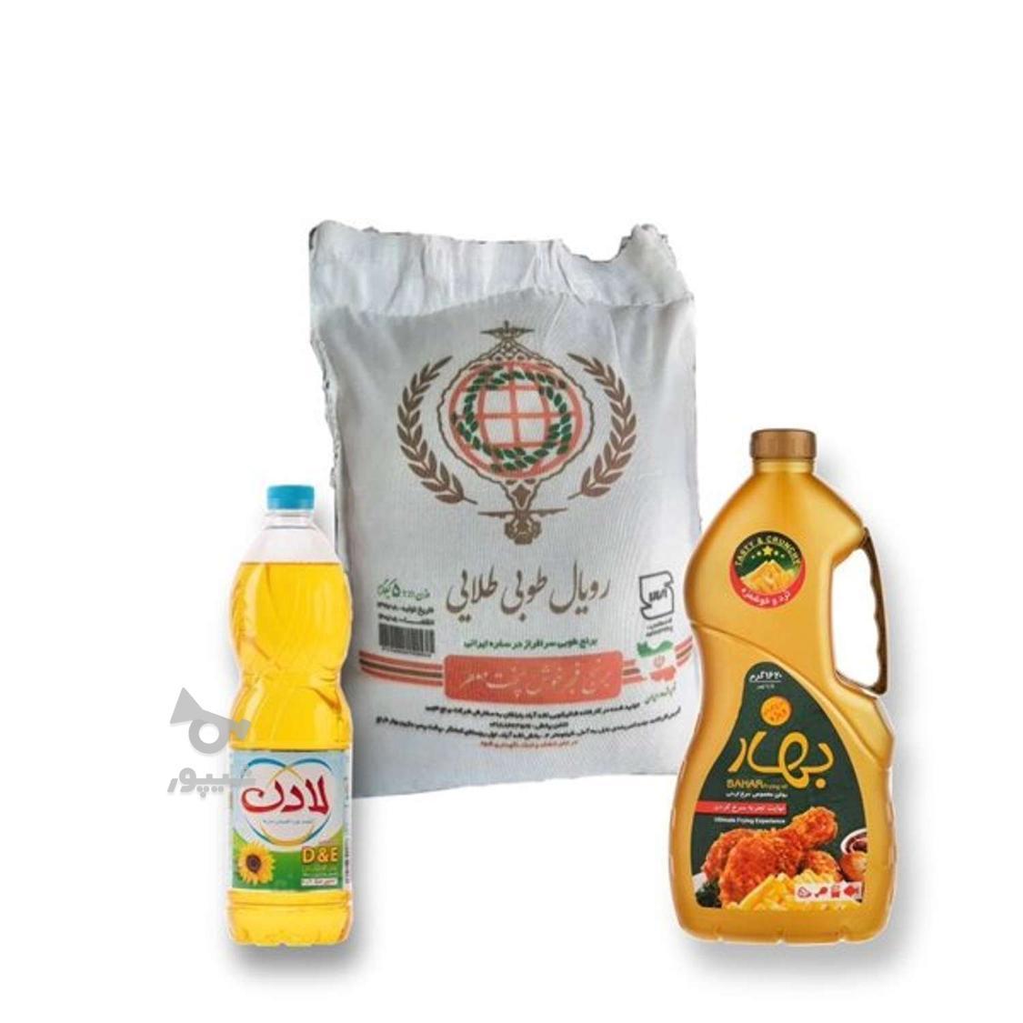 برنج وروغن به سرپرست خانواده...