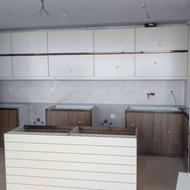 کابینت فلز + تمام ام دی اف+ های گلاس + ممبران + کلاسیک