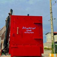 کوره زغال ذغال صنعتی مجهز به هیتر 3 زمانه توربو