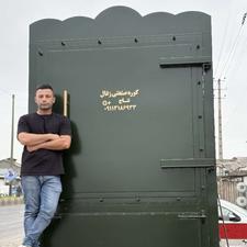 کوره زغال صنعتی ذغال دارای فیلتر و قفسه داخلی