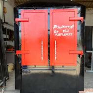 کوره ذغال صنعتی زغال با درب مجهز به عایق سرامیک نسوز