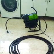 فنر زنی . لوله بازکنی چاه با دستگاه ژنراتور