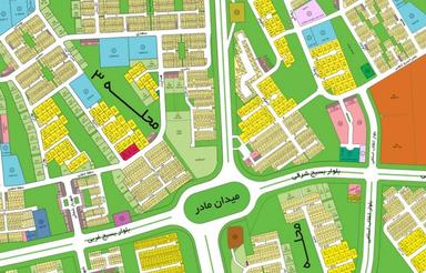 زمین ویلایی 200 متر جهت ساخت