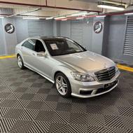 بنز کلاس S 2008 نقره‌ای