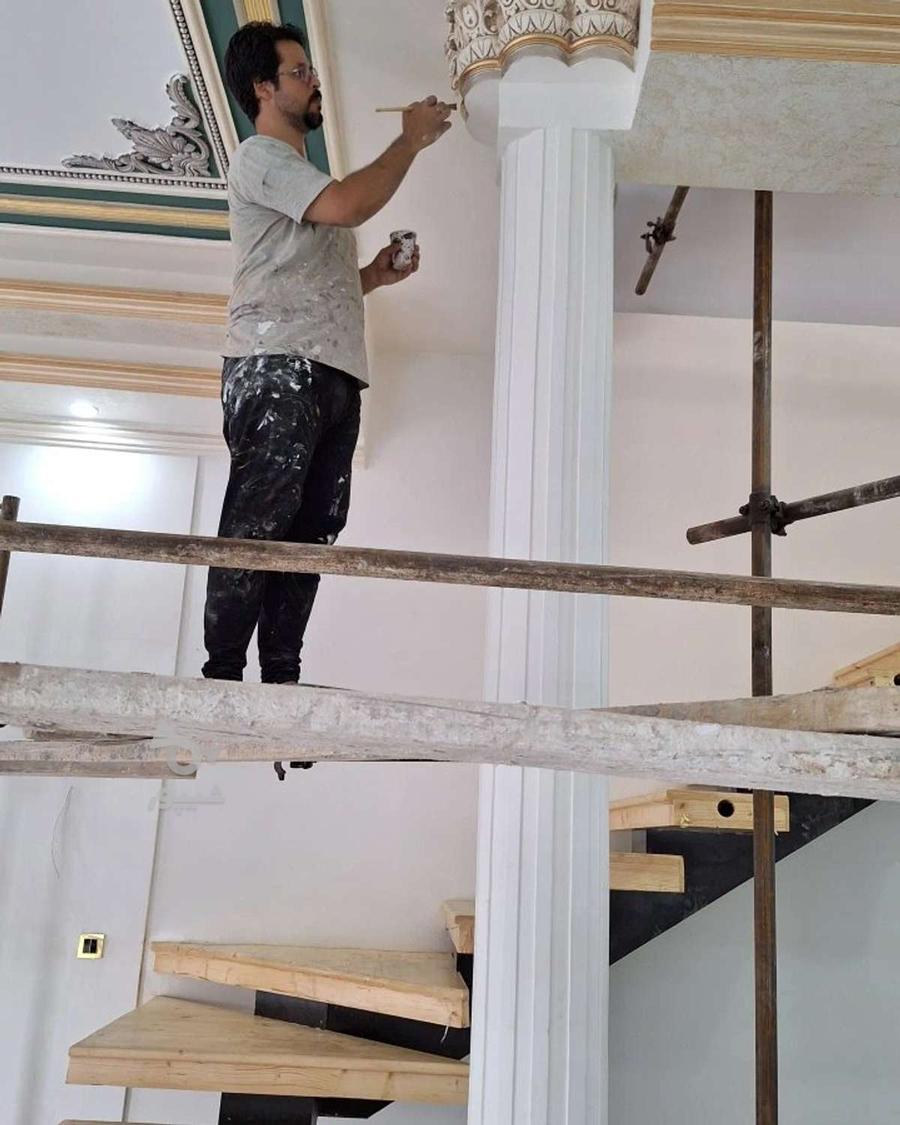 پتینه ، نقاشی های دیواری و سقفی