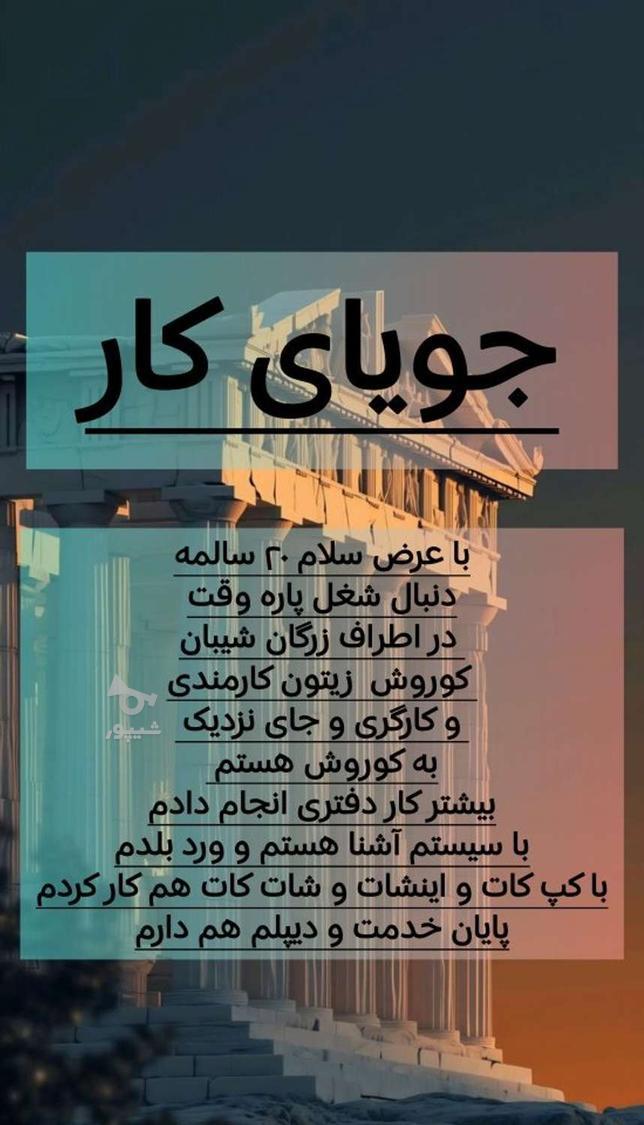 جویای دنبال کار هستم - undefined
