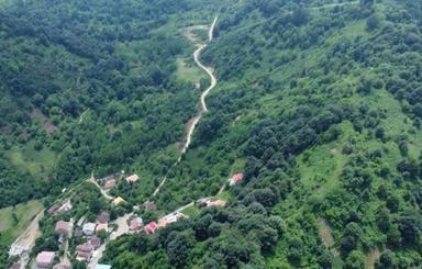 زمین2700متری کوهپایه ای لیالمان لاهیجان