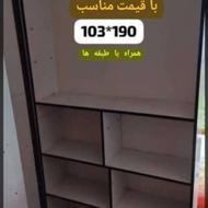 قفسه ام دی اف همراه با طبقه ها