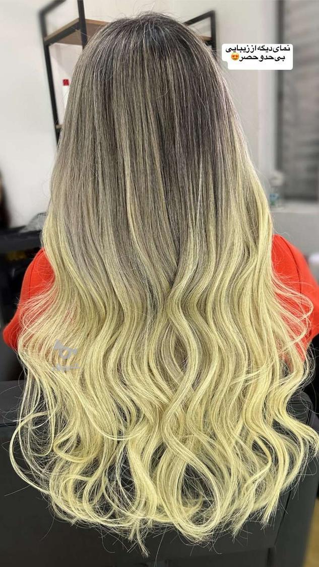 اکستنشن حرفه ای موی طبیعی