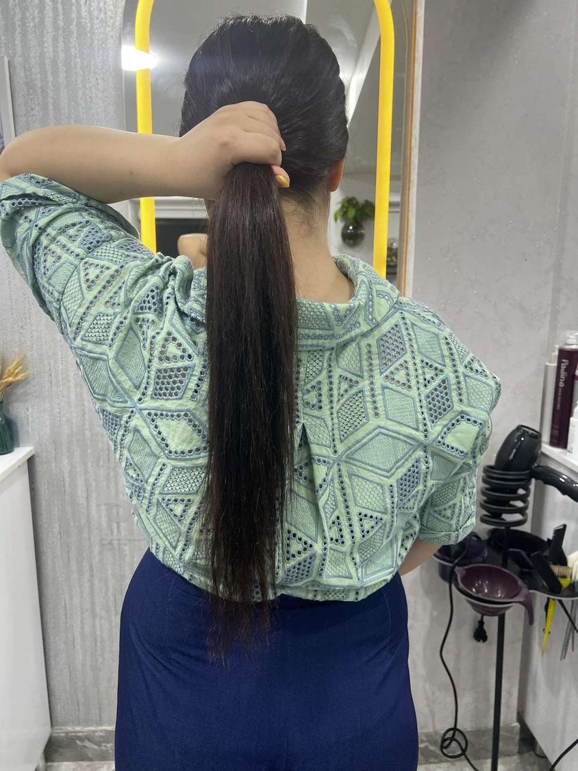 اکستنشن حرفه ای موی طبیعی