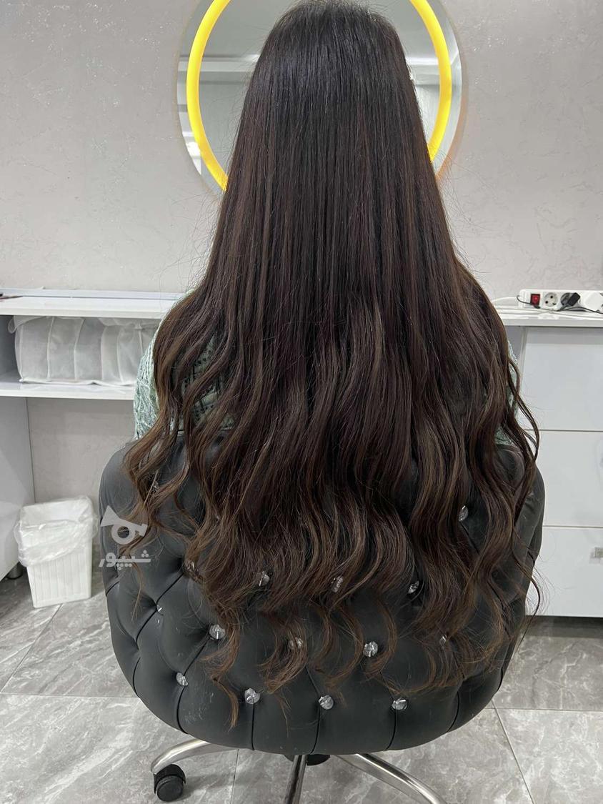 اکستنشن حرفه ای موی طبیعی