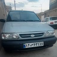 پراید نقره ای مدل 90 دوگانه دست