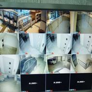 پک کامل 7 تایی دوربین مداربسته پنج مگاپیکسل دید در شب رنگی