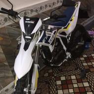 موتور تریل کویر T4 200 CC مدل 1402رنگ سفید خشک