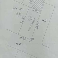 مشارکت زمین 203 متری دو بر با سند در خیابان جمهوری