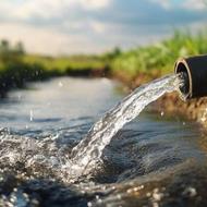 تحویل آب چشمه زمین برای مسکونی و کشاورزی