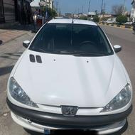 پژو 206 مدل 98 سفید