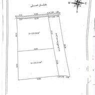دو قطعه زمین 235 متری داخل بافت هچیرود کریم آباد زنبق