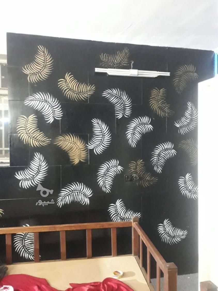 نقاشی ساختمان طرح سنگ پتینه بتونه و رنگ کناف