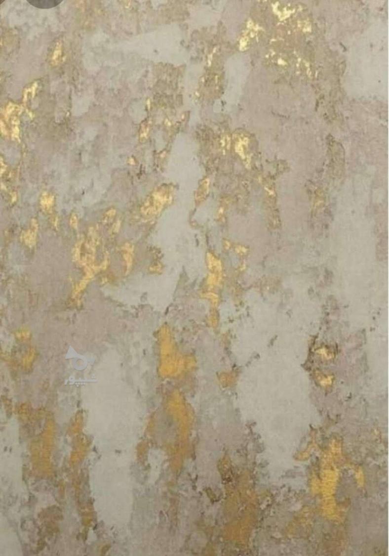 نقاشی ساختمان طرح سنگ پتینه بتونه و رنگ کناف