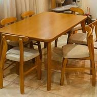 میز ناهار خوری با چوب نراد طرح چوب