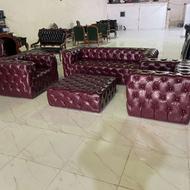 مبلمان اداری سزارچستر میز جلومبلی ملامینه شیشه