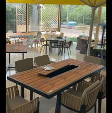 میز آتشدان فلزی ترمو2×1