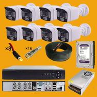 دوربین مداربسته،پک 8تایی،ضدگردوغبار،ضدافتاب