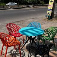 میز و صندلی شاخ گوزنی پلیمری