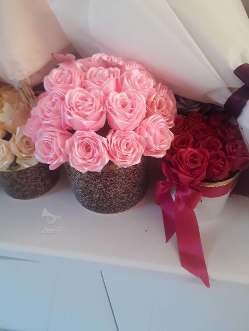گلهای روبانی دست ساز