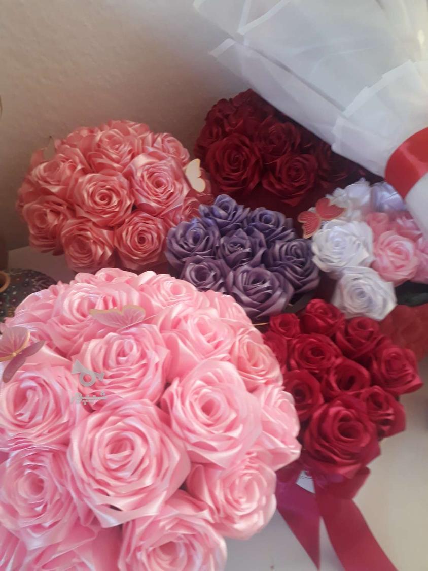 گلهای روبانی دست ساز