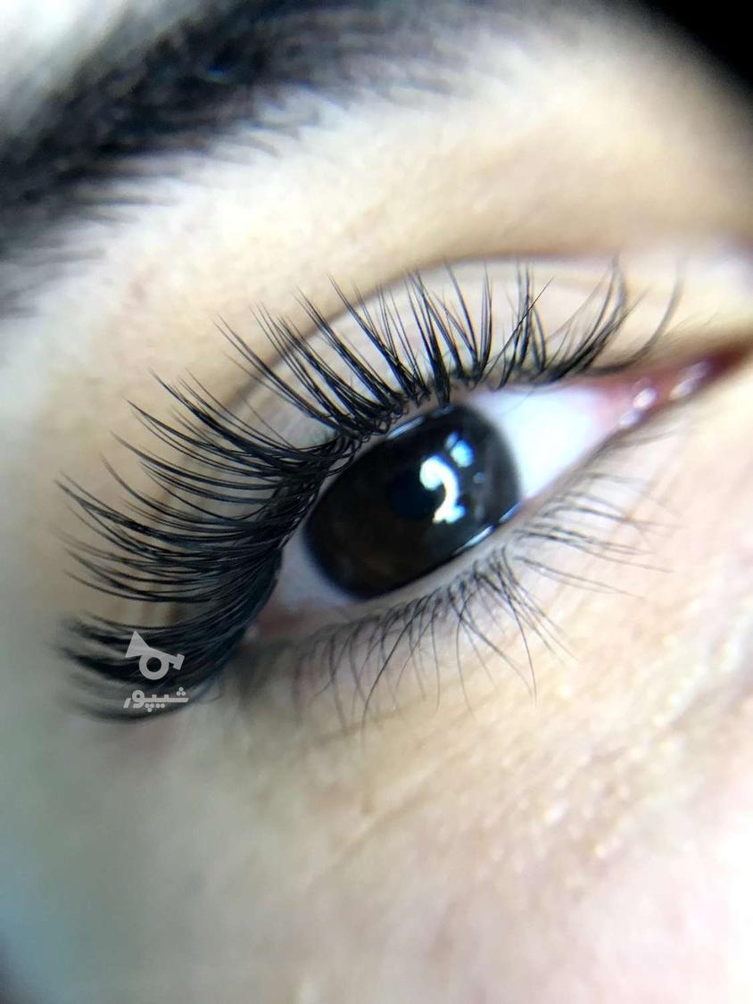 کراتین رنگ مژه