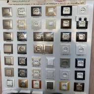 کلید وپریز دلند وهالوژن آیفون تصویری سیماران سیم وکابل لامپ