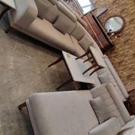 مبل ال ده نفره پارچه لینا شرکتی