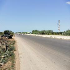 زمین 390 متر بر آسفالت جاده بهنمیر