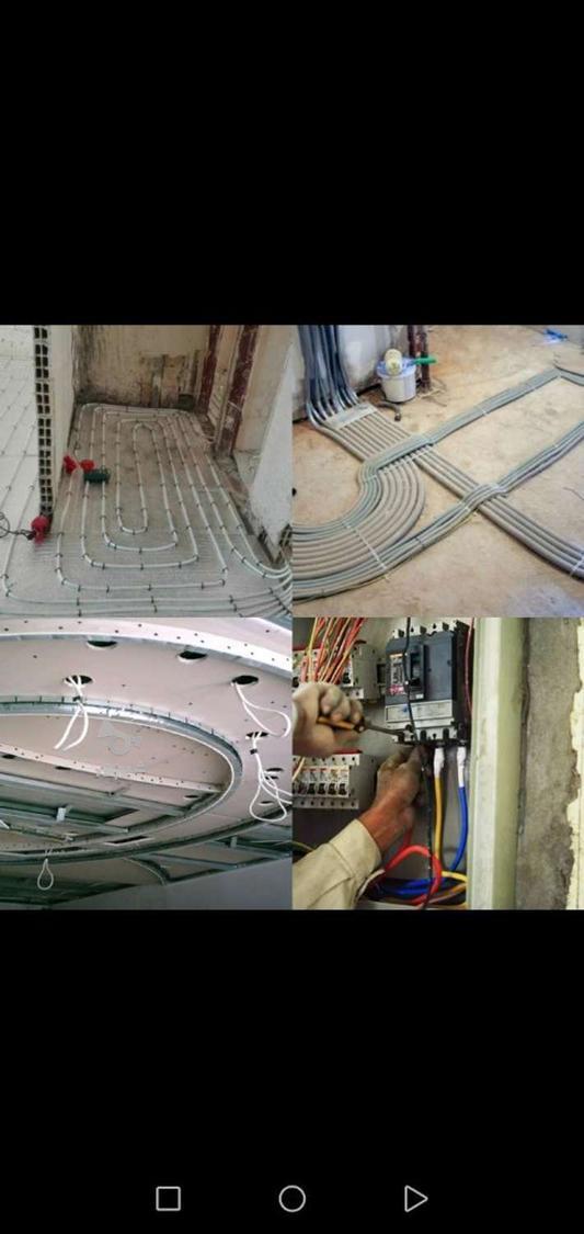 تاسیسات لوله کشی وبرقکاری ساختمان