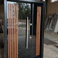 درب ضد سرقت هاکان نرده شیشه ای، لمینت ضدسرقت B006