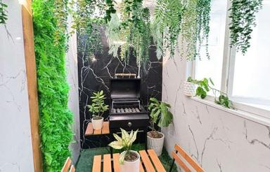 آپارتمان50متر+10متر حیاط/فول دیزاین/اسانسور/پارکینگ/طبقه اول