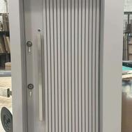 درب ضد سرقت نرده استیل لمینت شیشه‌ای ضدسرقت کدL061